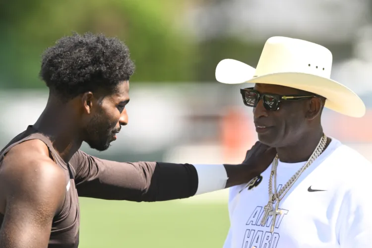 From 'stay away' to the bleachers: Deion Sanders visits Browns' camp as Shedeur vies for starting QB